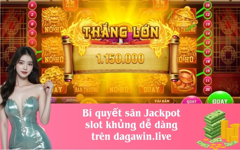 Bí quyết săn Jackpot slot khủng dễ dàng trên dagawin.live