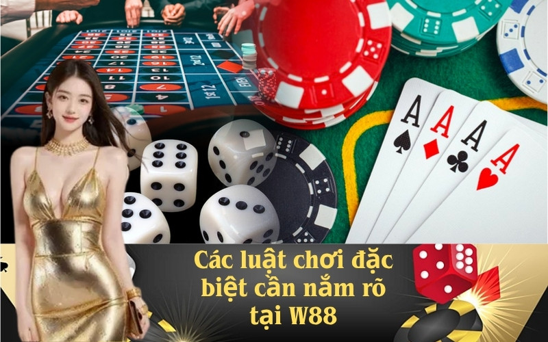 Các luật chơi đặc biệt cần nắm rõ tại W88